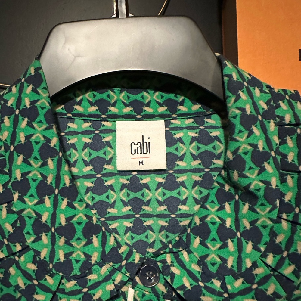 Cabi Women’s Button-Down Pattern Blouse - image 2